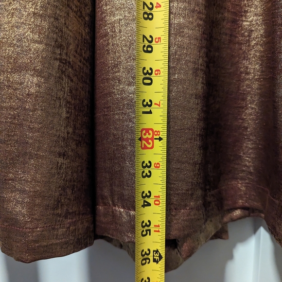 ODELLS Metallic Wide Leg Cropped Pants - Picture 7 of 9